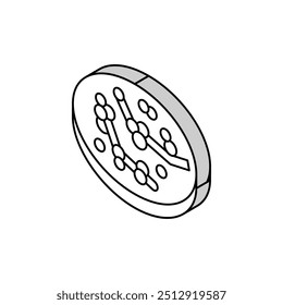 candida fungi albicans isometric icon vector. candida fungi albicans sign. isolated symbol illustration