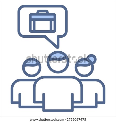 Candidate Blue Icon Style Collection