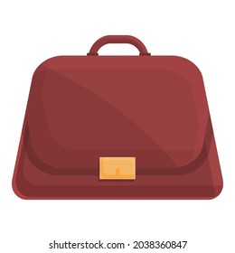 Candidate briefcase icon cartoon vector. Employee talent. Search people