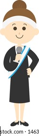 Candidate for election in Japan.
