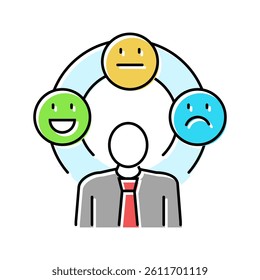 candidate experience recruitment business color icon vector. candidate experience recruitment business sign. isolated symbol illustration