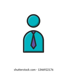 candidate filled outline icon 