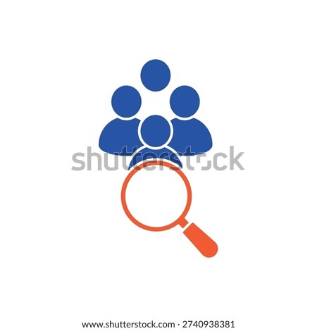 Candidate icon, isolated on white background.