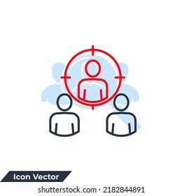 Kandidatensymbol, Vektorgrafik. Vorlage für Human Resource Symbolen für Grafik- und Webdesign-Kollektion