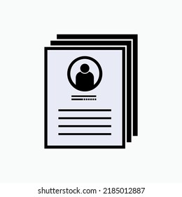 Candidate Icon. Selection, Recruitment Symbol - Vector.