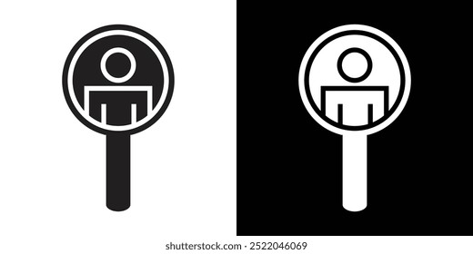 candidate icon simple vector symbol