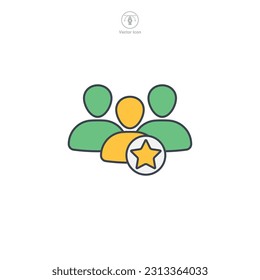 Candidate icon symbol template for graphic and web design collection logo vector illustration