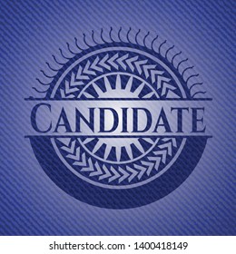 Candidate jean background. Vector Illustration. Detailed.