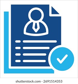 Candidate Profile Icon Element For Design