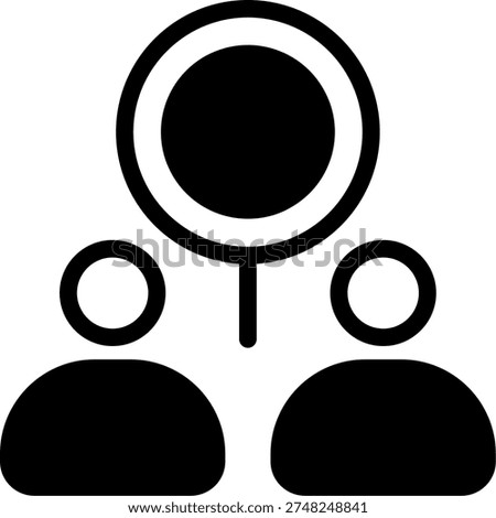 Candidate Search Colorful Vector Icon Design Symbol Design Symbol