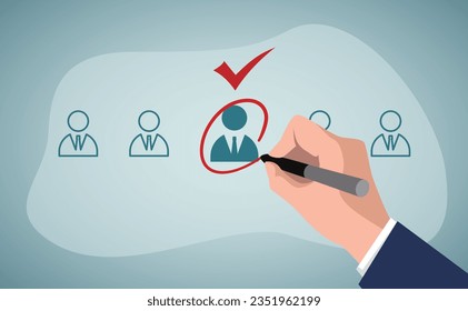 Candidate vacancy, HR, hiring concept.