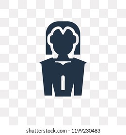 Candidate vector icon isolated on transparent background, Candidate transparency concept can be used web and mobile