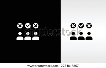Candidate Vector, Icon Or Logo Sign Isolated Symbol Illustration