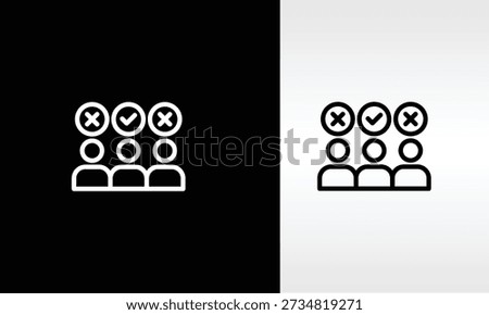 Candidate Vector, Icon Or Logo Sign Isolated Symbol Illustration