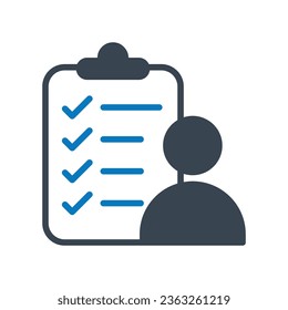 Candidate vector icon which can easily modify or edit

