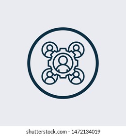 Candidates icon isolated on white background. Candidates icon simple sign. Candidates icon trendy and modern symbol for graphic and web design. Candidates icon flat vector illustration for logo, web, 