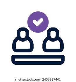 candidates icon. vector mixed icon for your website, mobile, presentation, and logo design.