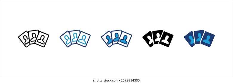 Candidates Multi Style Icon Set