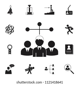 candidates for the vacancy icon. Detailed set of HR Heat hunting icons. Premium quality graphic design sign. One of the collection icons for websites, web design, mobile app on white background