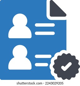 candidates  Vector illustration on a transparent background. Premium quality symmbols. Glyphs vector icons for concept and graphic design.