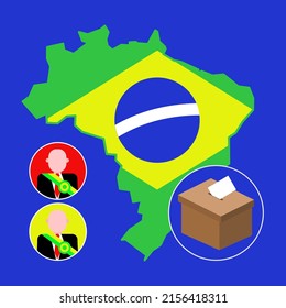 Candidates are vying for the presidential election of Brazil.