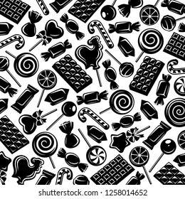 Candies background. Vector