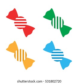 Candies, icons. Vector illustration