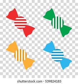 Candies, icons. Vector illustration