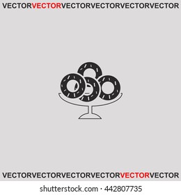Candies in jar icon.