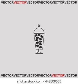 Candies in jar icon.