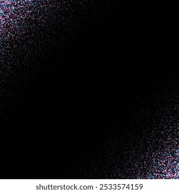Candies from round figures. flickering, shine. A holiday, an invitation. Colored dust. Frame. Vector illustration. Splash, explosion, salute. Eps 10