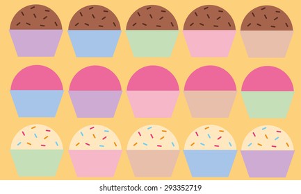 Candies set vector