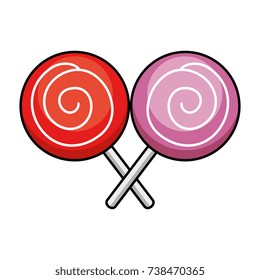 candies sweet isolated icon