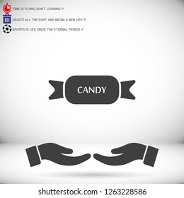 Candies  vector icon 