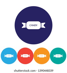 Candies  vector icon  , lorem ipsum Flat design