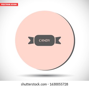 Candies vector icon , lorem ipsum Flat design