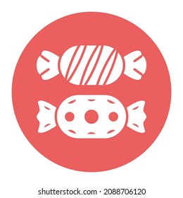Icono vectorial de Candies que puede modificar o editar fácilmente 

