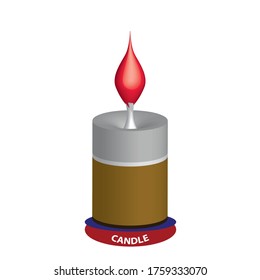 candle 3D vintage vector labelis the graphic arts,refers to pre-made images used to illustrate any medium. 