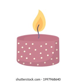icono aislado de luz de aroma de velas
