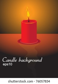 candle background eps10