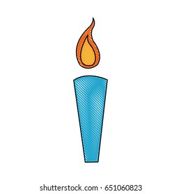 candle birthday cake. festive decorative accessory