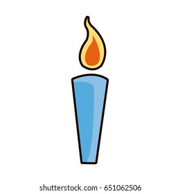 candle birthday cake. festive decorative accessory