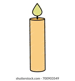candle birthday isolated icon