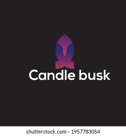 candle busk logo.