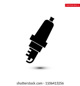 candle for car icon, stock vector illustration flat design style