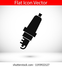 candle for car icon, stock vector illustration flat design style