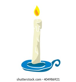 candle cartoon