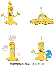 candle cartoon