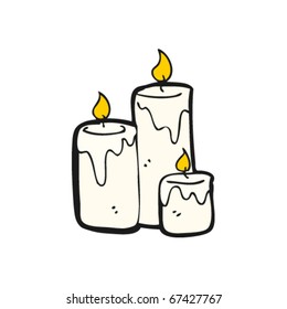 candle cartoon