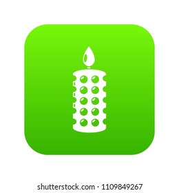 Candle ceremony icon. Simple illustration of candle ceremony vector icon for web